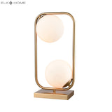 Moondance 18'' High 2-Light Table Lamp - Aged Brass