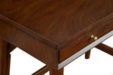 Alpine Furniture Flynn Mini Desk, Walnut 966WAL-65 Walnut Mahogany Solids & Okoume Veneer 36 x 20 x 31