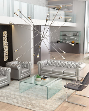 Zuo Modern Belief Steel Modern Commercial Grade Ceiling Lamp Chrome Steel