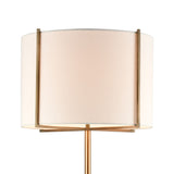 Trussed 63'' High 1-Light Floor Lamp - White