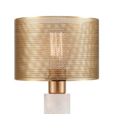 Sureshot 15'' High 1-Light Table Lamp - Aged Brass