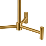 Bittar 61.5'' High 2-Light Floor Lamp - Aged Brass