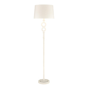 Hammered Home 67'' High 1-Light Floor Lamp - Matte White