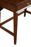 Alpine Furniture Flynn Mini Desk, Walnut 966WAL-65 Walnut Mahogany Solids & Okoume Veneer 36 x 20 x 31