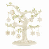 Snowflake 10 Piece Ornament & Tree Set