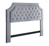 Chava Grey Twin Velvet Headboard