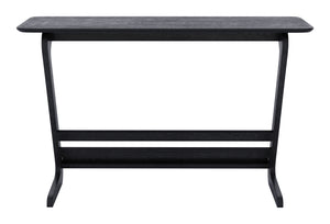 Zuo Modern Zoroastria MDF, Rubberwood Scandinavian Commercial Grade Desk Black MDF, Rubberwood