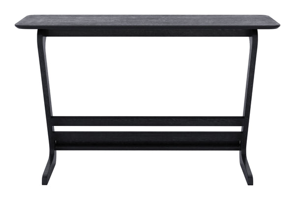 Zuo Modern Zoroastria MDF, Rubberwood Scandinavian Commercial Grade Desk Black MDF, Rubberwood