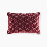 Croscill Aumont Traditional 100% Polyester Velvet With Embroidery And Manual Bead Oblong Pillow CCL30-0028