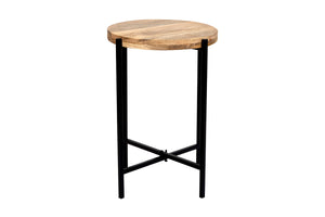 Porter Designs Camden Solid Wood Transitional End Table Natural 05-215-08-4016