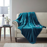 Heated Microlight to Berber Casual 100% Polyester Solid Microlight / Solid Micro Berber Heated Throw