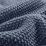 Bree Knit Casual 100% Acrylic Knitted Throw in Indigo