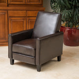 Leather Recliner Club Chair Noble House