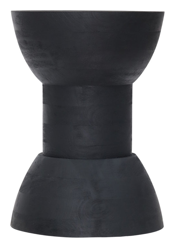 Zuo Modern Wisdom Mango Wood Modern Commercial Grade Side Table Black Mango Wood