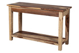 Porter Designs Taos Solid Sheesham Wood Natural Console Table Natural 05-196-10-9012N