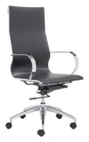 EE2609 100% Polyurethane, Plywood, Steel, Aluminum Alloy Modern Commercial Grade High Back Office Chair