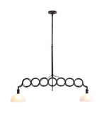 Zuo Modern Jade Steel Industrial Commercial Grade Ceiling Lamp Antique Black, Gold, White Steel