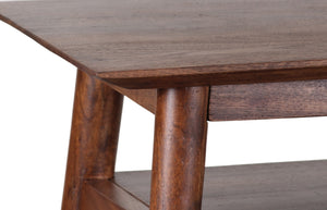 Porter Designs Portola Solid Acacia Wood Transitional Console Table Brown 05-108-10-5222