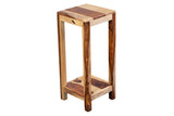 Porter Designs Sheesham Accents Solid Wood Natural End Table Natural 05-116-07-0004