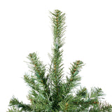 4.5-foot Noble Fir Pre-Lit Clear String Light Hinged Artificial Christmas Tree