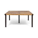 Lankershim Outdoor Acacia Wood Dining Table