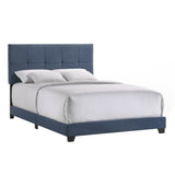 Intercon Devlin Modern Contemporary Upholstered Queen Bed UB-BR-DVLQEN-DEN-C UB-BR-DVLQEN-DEN-C