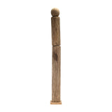 Sagebrook Home Contemporary Wood, 60" Totem Pillar, Brown 17481-01 Brown Mango Wood