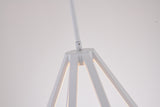 Bethel White LED Chandelier in Metal & Silicone