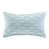 Maya Bay Coastal 100% Cotton Oblong Pillow W/ Embroidery