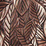 Bremen Handcrafted Aluminum Leaf Wall Decor, Raw Copper Noble House