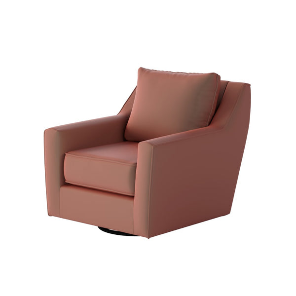 Fusion 67-02G-C Transitional Swivel Glider Chair 67-02G-C Geordia Clay