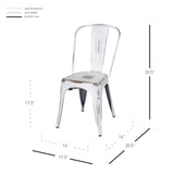 Metropolis Metal Side Chair - Set of 4