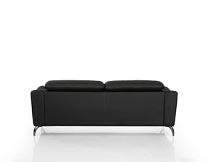 VIG Furniture Divani Casa Danis - Modern Black Leather Sofa VGBNS-1803-BLK-S