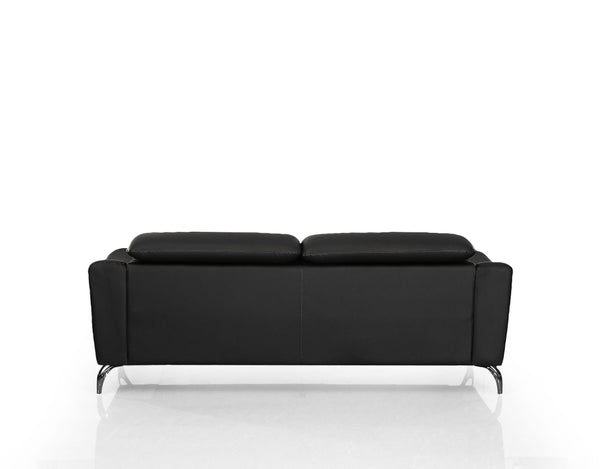 VIG Furniture Divani Casa Danis - Modern Black Leather Sofa VGBNS-1803-BLK-S
