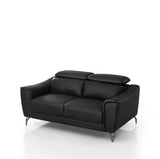 VIG Furniture Divani Casa Danis - Modern Black Leather Loveseat VGBNS-1803-BLK-L