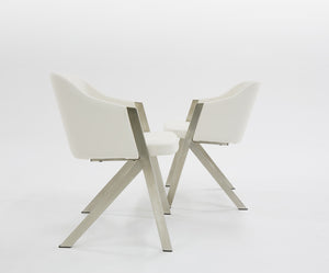 VIG Furniture Modrest Darcy Modern White Leatherette Dining Chair (Set of 2) VGEWF3202BF-WHT