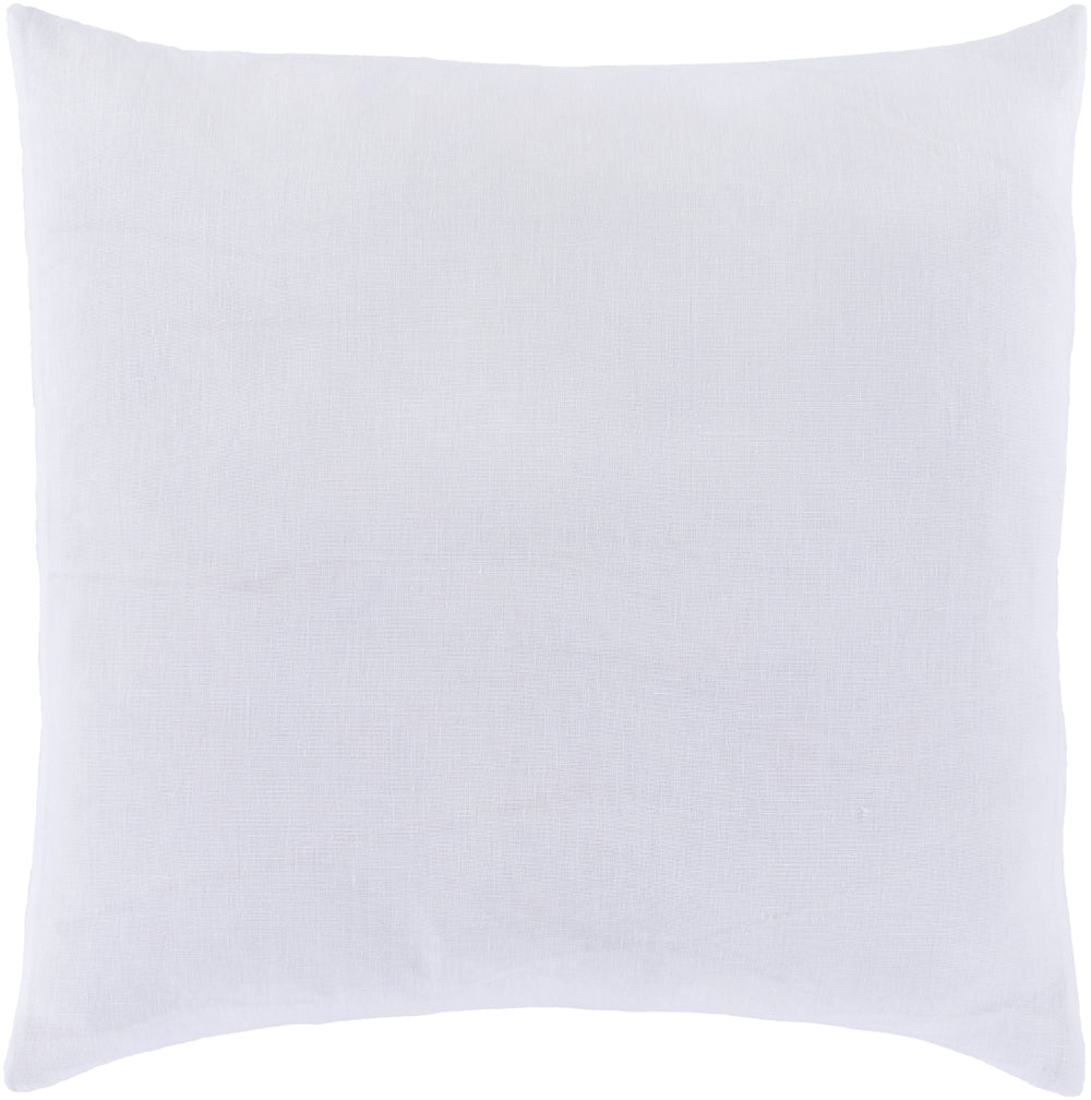 Dawson DAW-2000 Traditional Linen Bedding DAW2000-ES White 100% Linen 26"W x 26"L