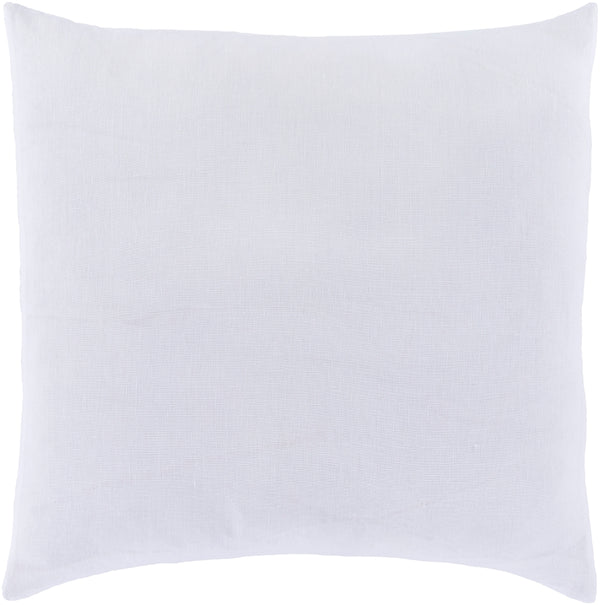 Dawson DAW-2000 Traditional Linen Bedding DAW2000-ES White 100% Linen 26"W x 26"L
