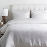 Dawson DAW-2000 Traditional Linen Bedding DAW2000-KSET White 100% Linen 108"W x 92"L,20"W x 36"L
