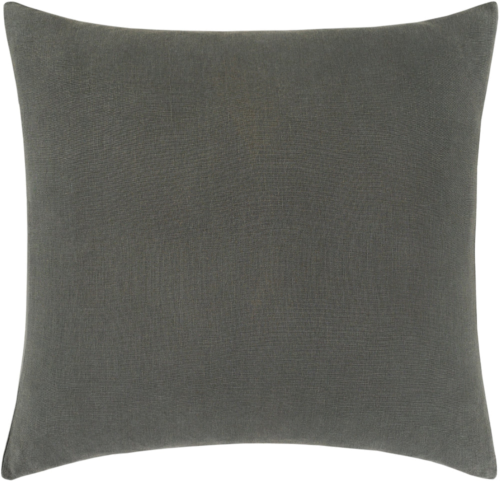 Dawson DAW-2001 Traditional Linen Bedding DAW2001-ES Dark Green 100% Linen 26"W x 26"L