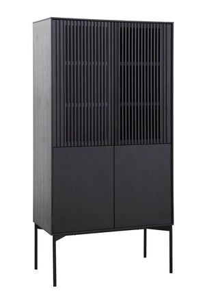 VIG Furniture Modrest Dawes - Modern Black Oak Tall Buffet VGDWJ9701-BLK-BUF
