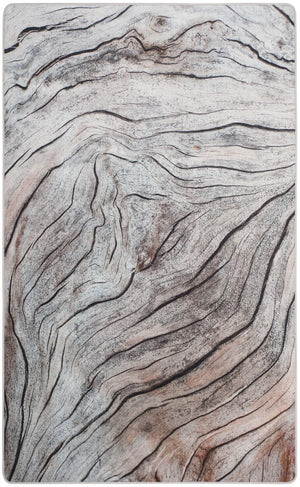 Daytona 111  Power Loomed Polyester Pile Rug Cream / Grey