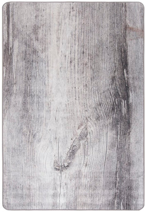 Daytona 116  Power Loomed Polyester Pile Rug Ivory / Grey