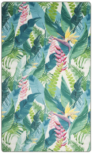 Daytona 121  Power Loomed Polyester Pile Rug Ivory / Green