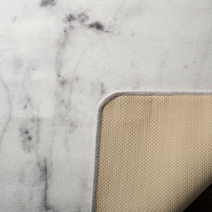 Daytona 122  Power Loomed Polyester Pile Rug Ivory / Grey