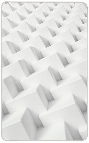 Daytona 123  Power Loomed Polyester Pile Rug Ivory / Grey