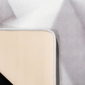 Daytona 123  Power Loomed Polyester Pile Rug Ivory / Grey