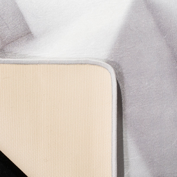 Daytona 123  Power Loomed Polyester Pile Rug Ivory / Grey