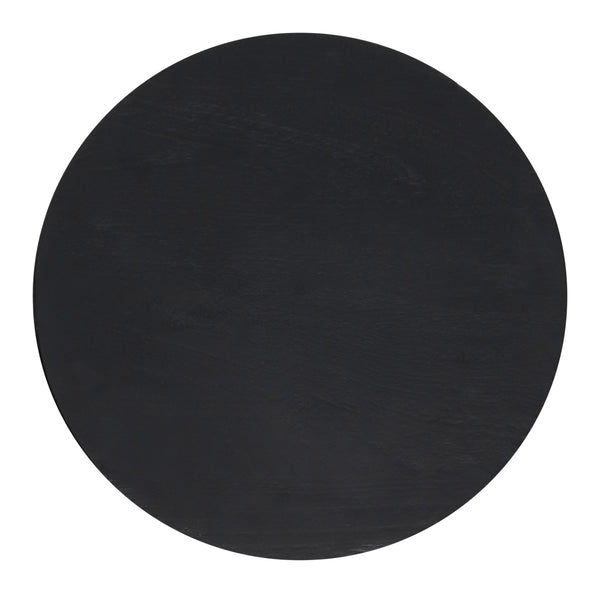 Zuo Modern Wisdom Mango Wood Modern Commercial Grade Side Table Black Mango Wood