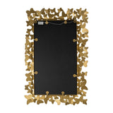 Sagebrook Home Contemporary Metal 24x36 Butterfly Rect Mirror Gld 17390 Gold Iron